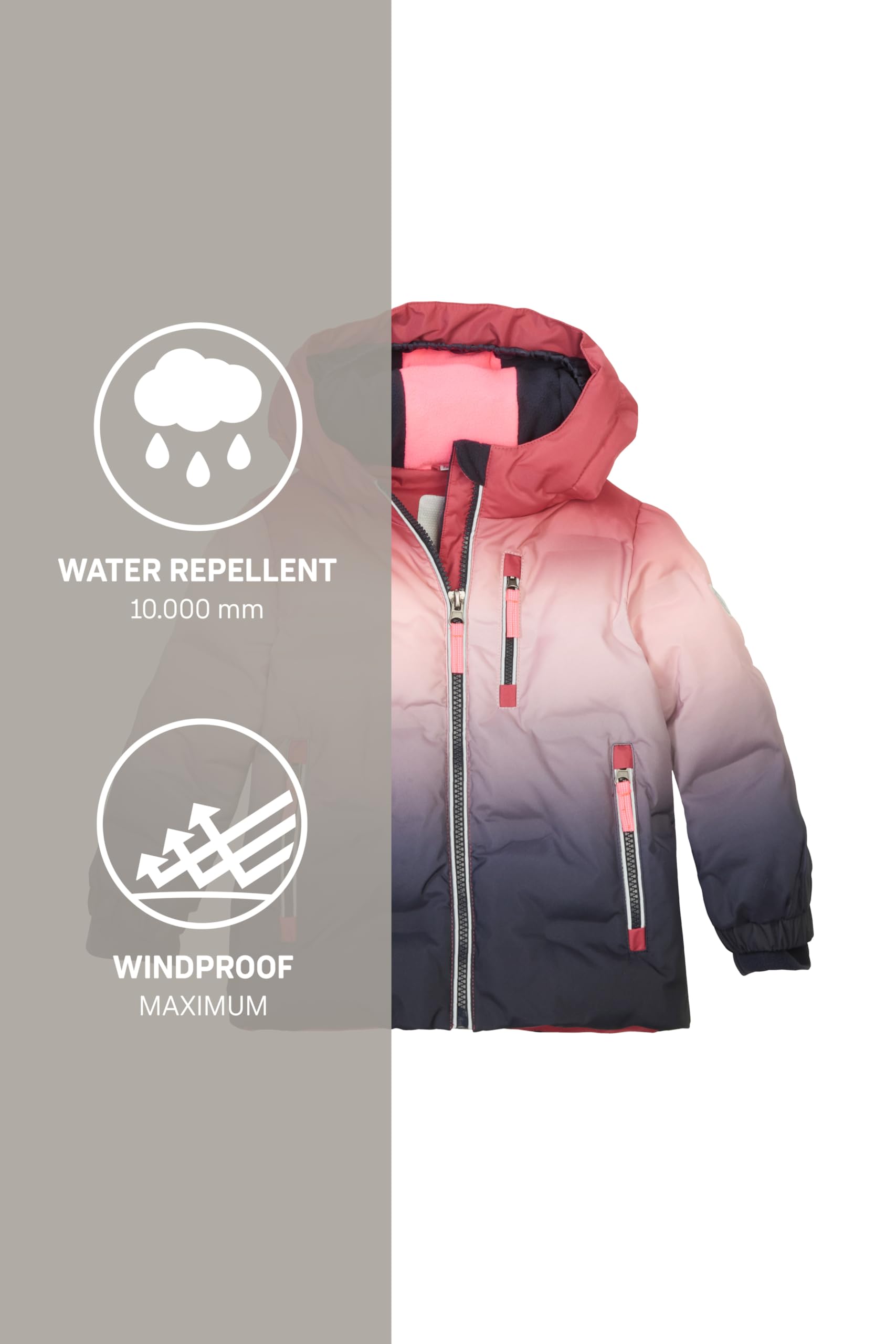first instinct by killtec Fisw 39 Mns Qltd Jckt Giacca trapuntata/funzionale in look piumino con cappuccio e paraneve Unisex - Bimbi 0-24