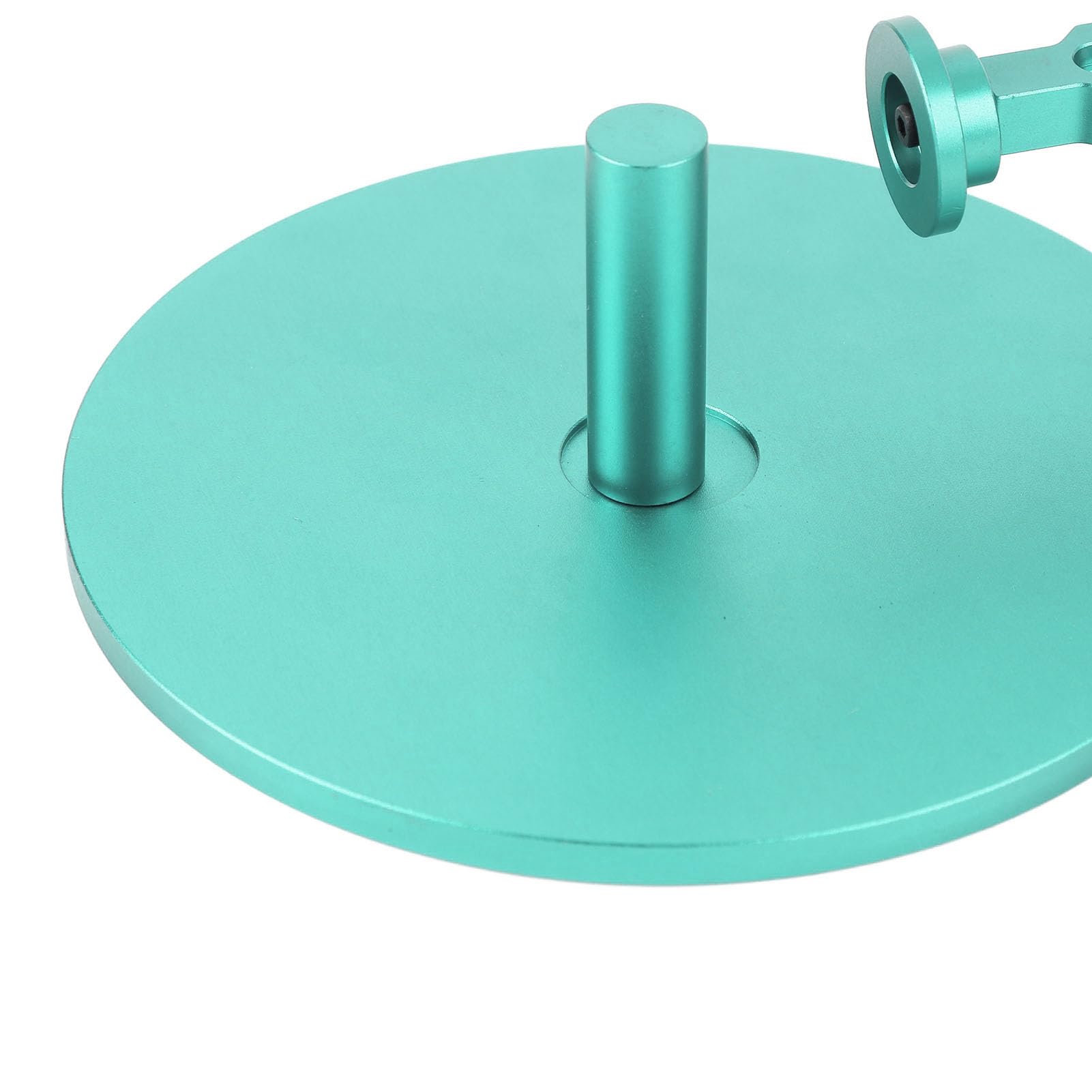 Rosvola Kit de Pegado de Neumáticos para Coche RC, Herramientas de (Cyan) | Construcción metálica, rodillo de presión ajustable, versátil para ejes 1/18-1/8, fácil de usar