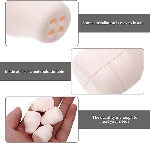 Miniatura 3 de DOITOOL Persianas de ventana, persianas de ventana, 6 pomos de cordón para ventana, extremo caído, cordón de plástico, borla para persianas o