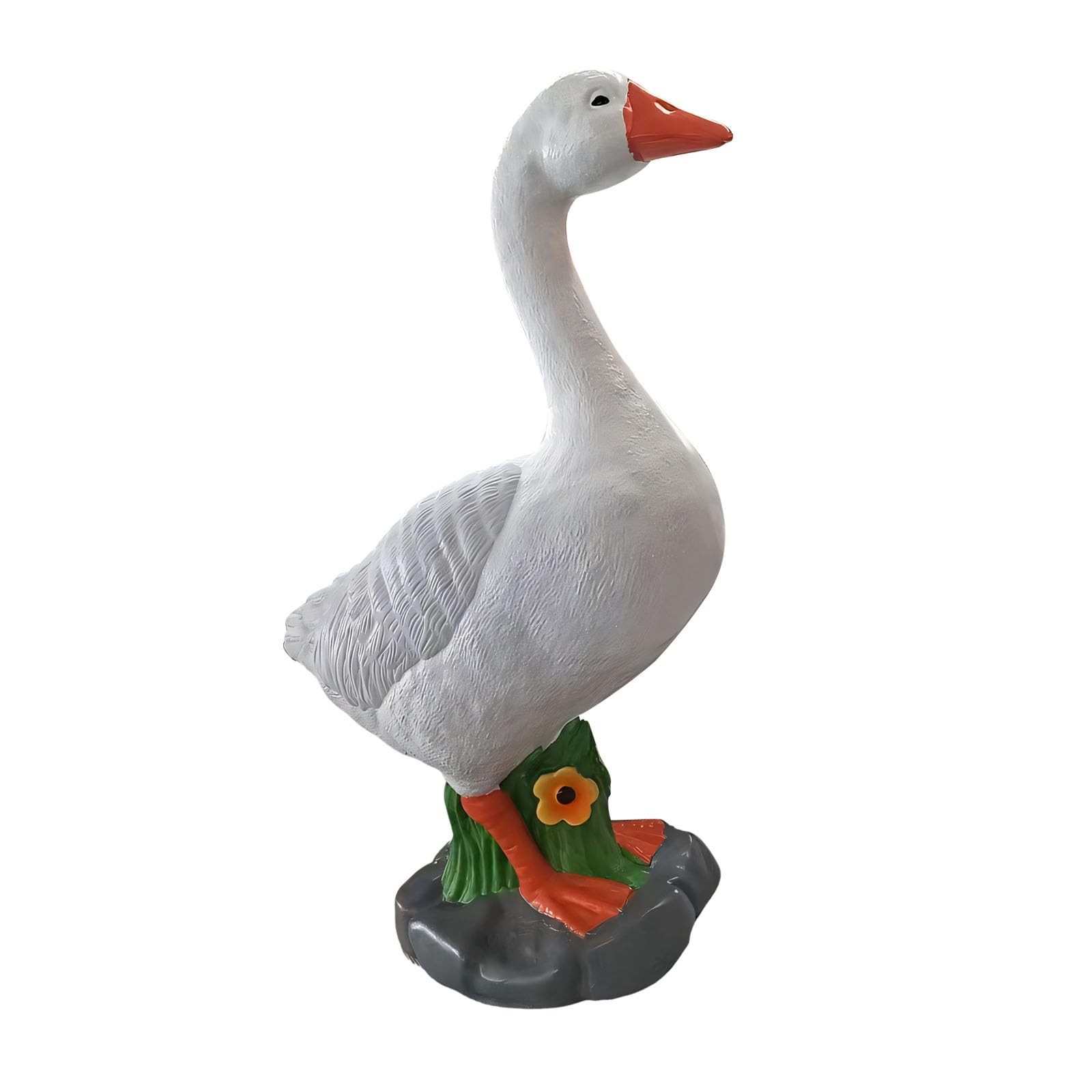 Kaeltsyn Beautiful Floral Base Bird Sculpture for Outdoor Space Arrangement and Interior Home Styling Entryway Decor Figure