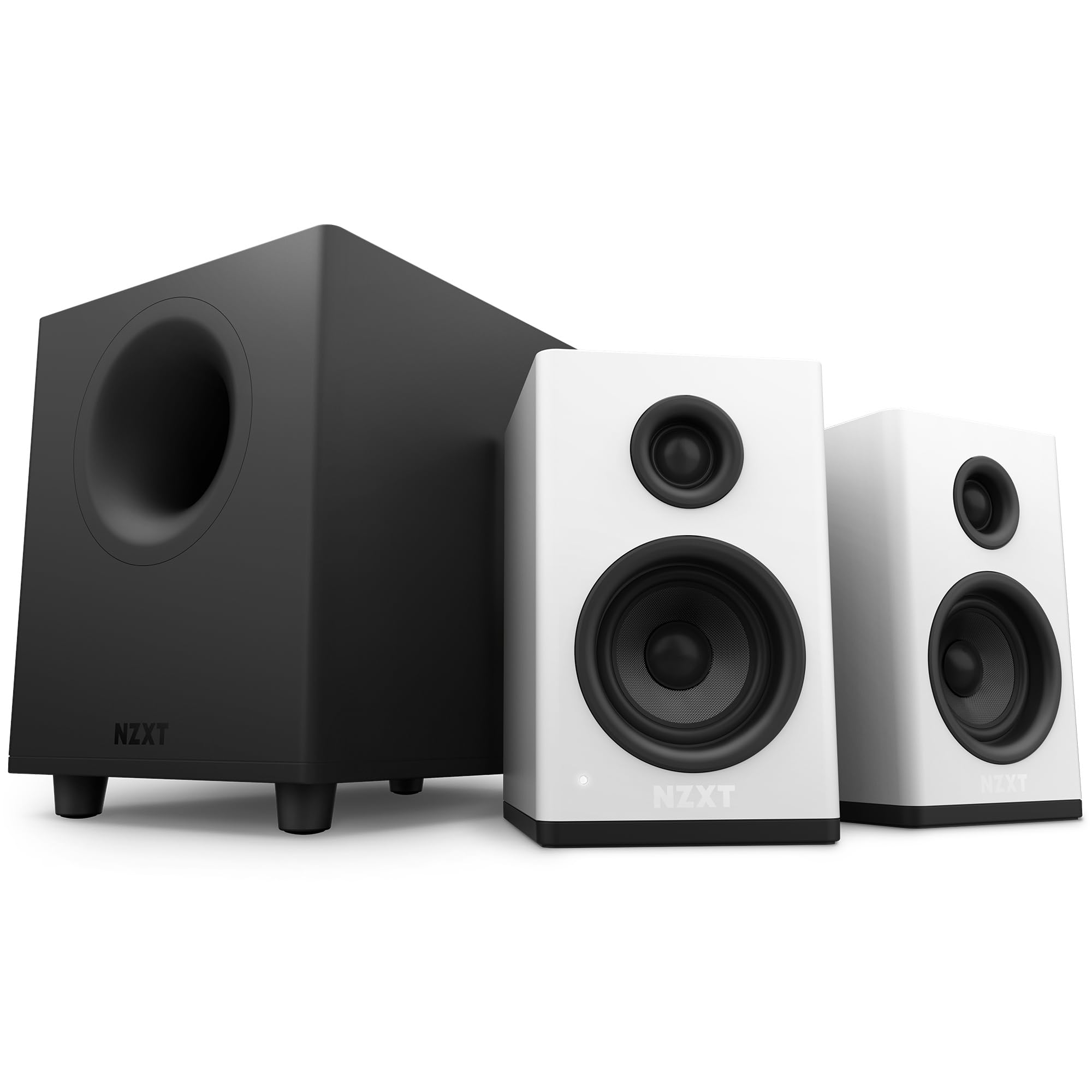 Amazon.co.jp: NZXT Relay Speakers White デスクトップサイズ アンプ 