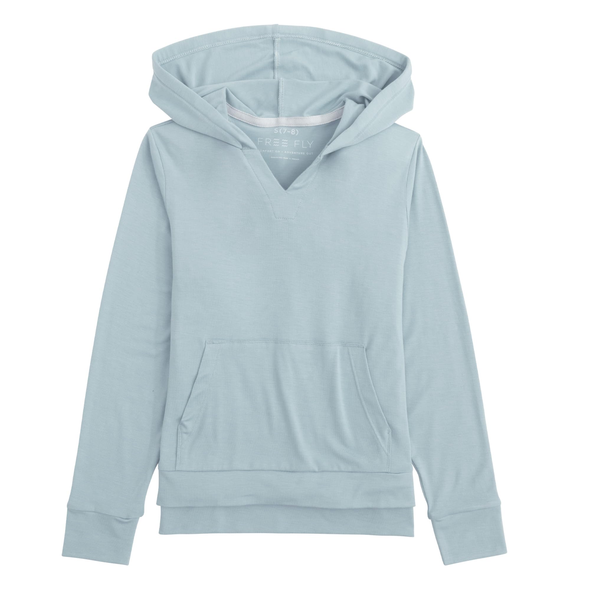 Free Fly Girls' Shade Hoodie - UPF 50+ Sun Protection Kids Hoodies, Bamboo Viscose Ultra Soft Stretch Hoodies for Girls