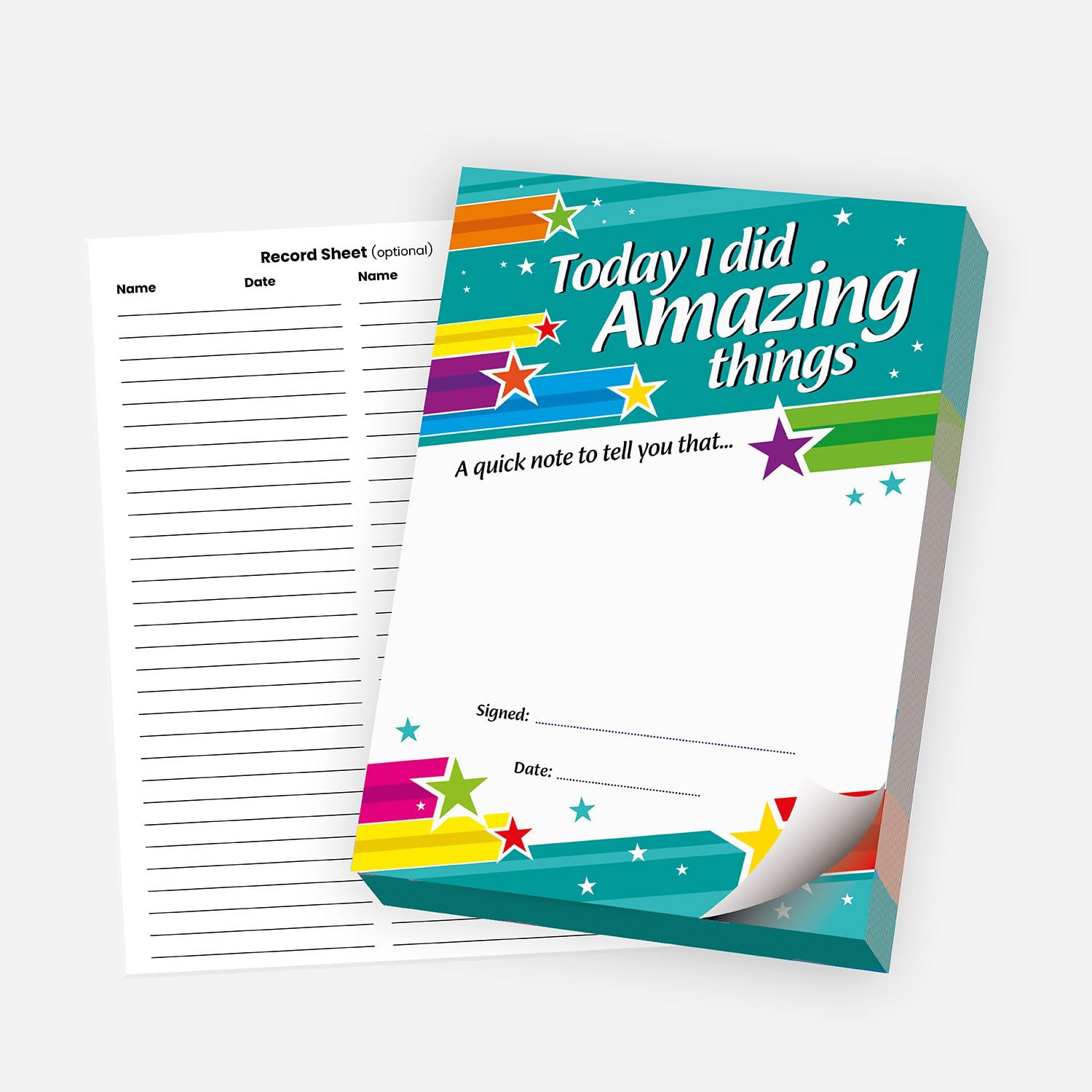 60 Pages A Note Home Today I did Amazing Things Praisepad Well Done Quick Reward Note A6 Primary Teaching Services