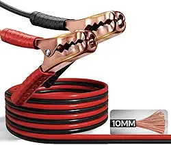 Cabo de Bateria Chupeta Automotivo 800A para Carro, Moto e Caminhão, Alta Capacidade de Carga, Conectores Reforçados, Ideal para Emergências, Fácil de Usar, Compacto