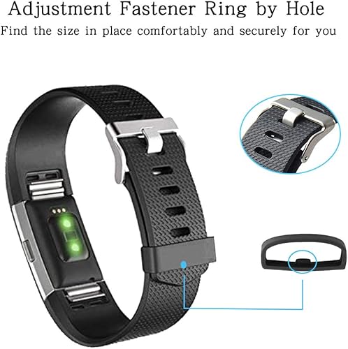 Miniatura 3 de Bandas de repuesto compatibles con Fitbit Charge 2, accesorios de muñeca ajustables, pulseras deportivas para mujeres y hombres