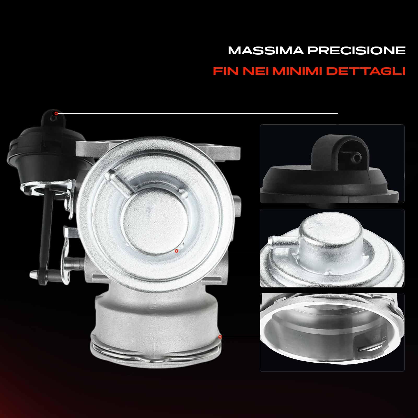 Frankberg Valvola EGR Diesel Compatibile con A3 8L1 1.9L Golf IV 1J1 1.9L Golf IV Variantee 1J5 1.9L Leon 1M1 1.9L O.c.t.a.v.i.a I Combi 1U5 1.9L Replace# 7371D