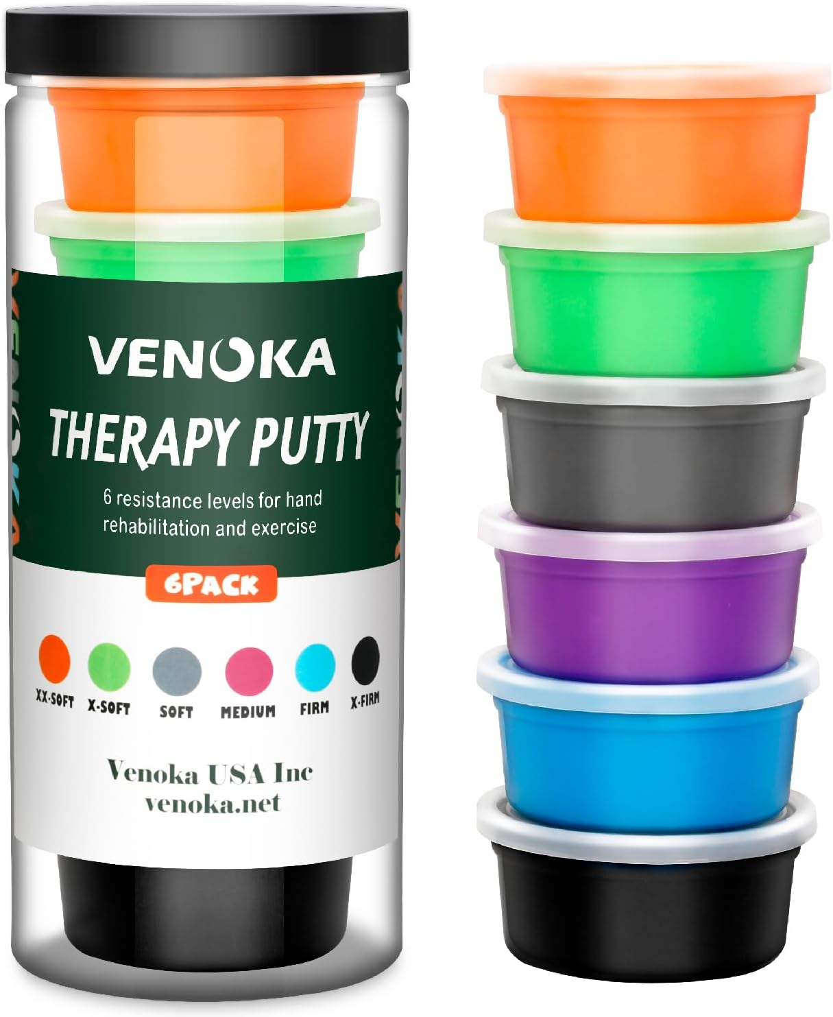 Venoka Therapy Putty for Kids and Adults Resistant