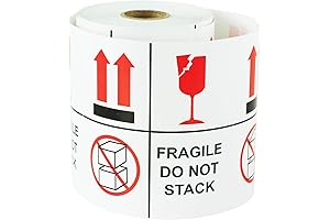 300 Fragile, Do Not Stack Moving Labels