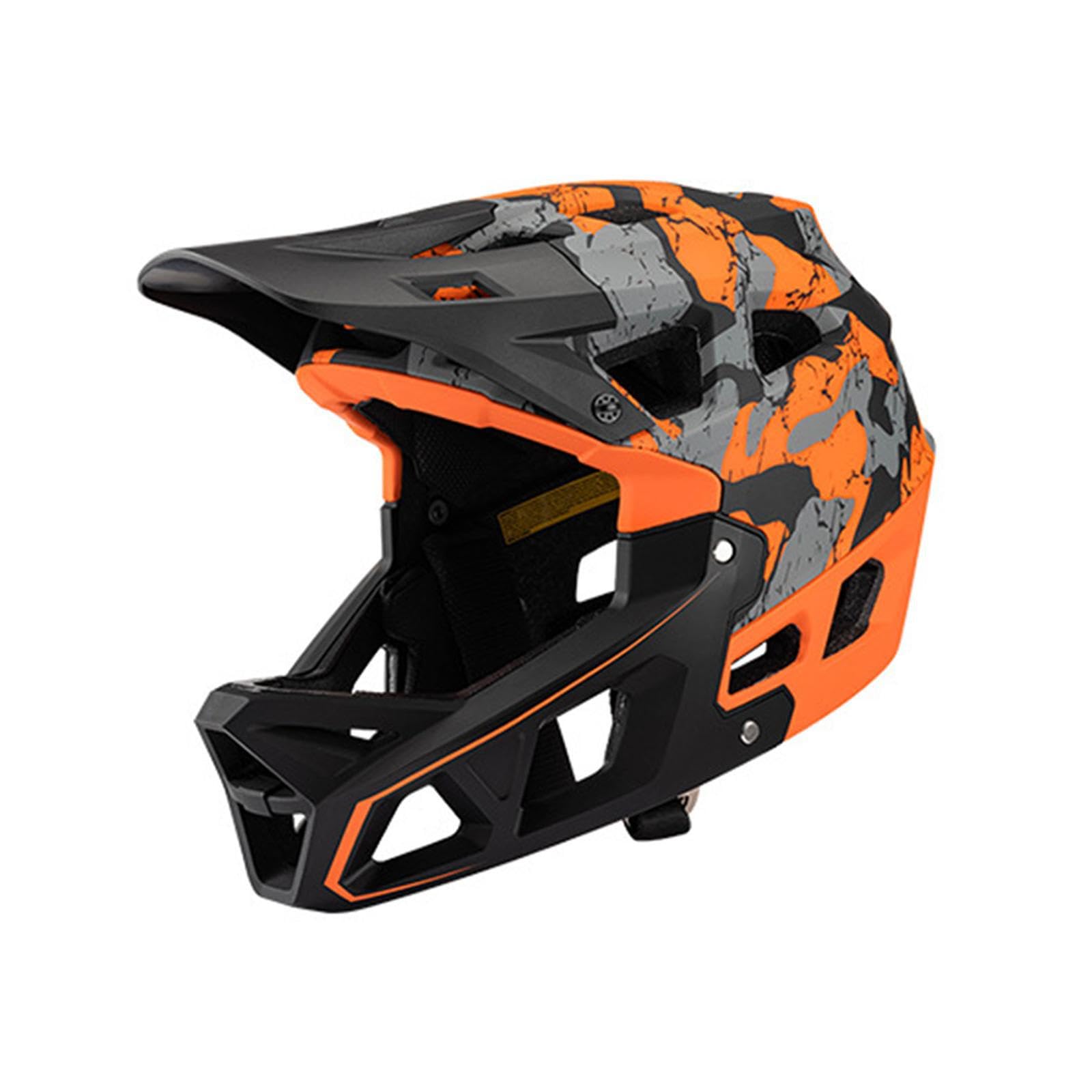 Fahrradhelm mit Integralgesicht, stoßfest, tragbar, komfortabel zu tragen, Outdoor Radsportzubehör, Herren Fahrradhelm, stoßdämpfende Ausrüstung, Fahrradmütze