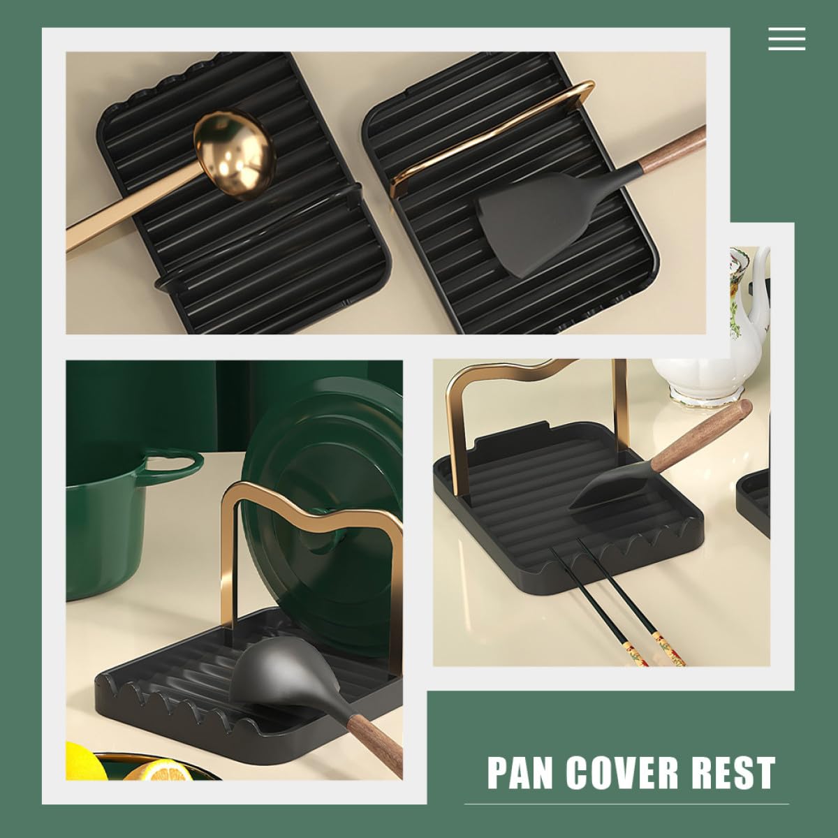 Aluminium Support Moderne Cuillère Spatial en Cuisine