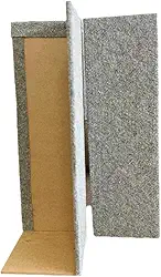 Arranhador para Gatos, Protetor de Canto para Sofá e Cama Box, 2 Peças, Múltiplas Cores (Cinza)