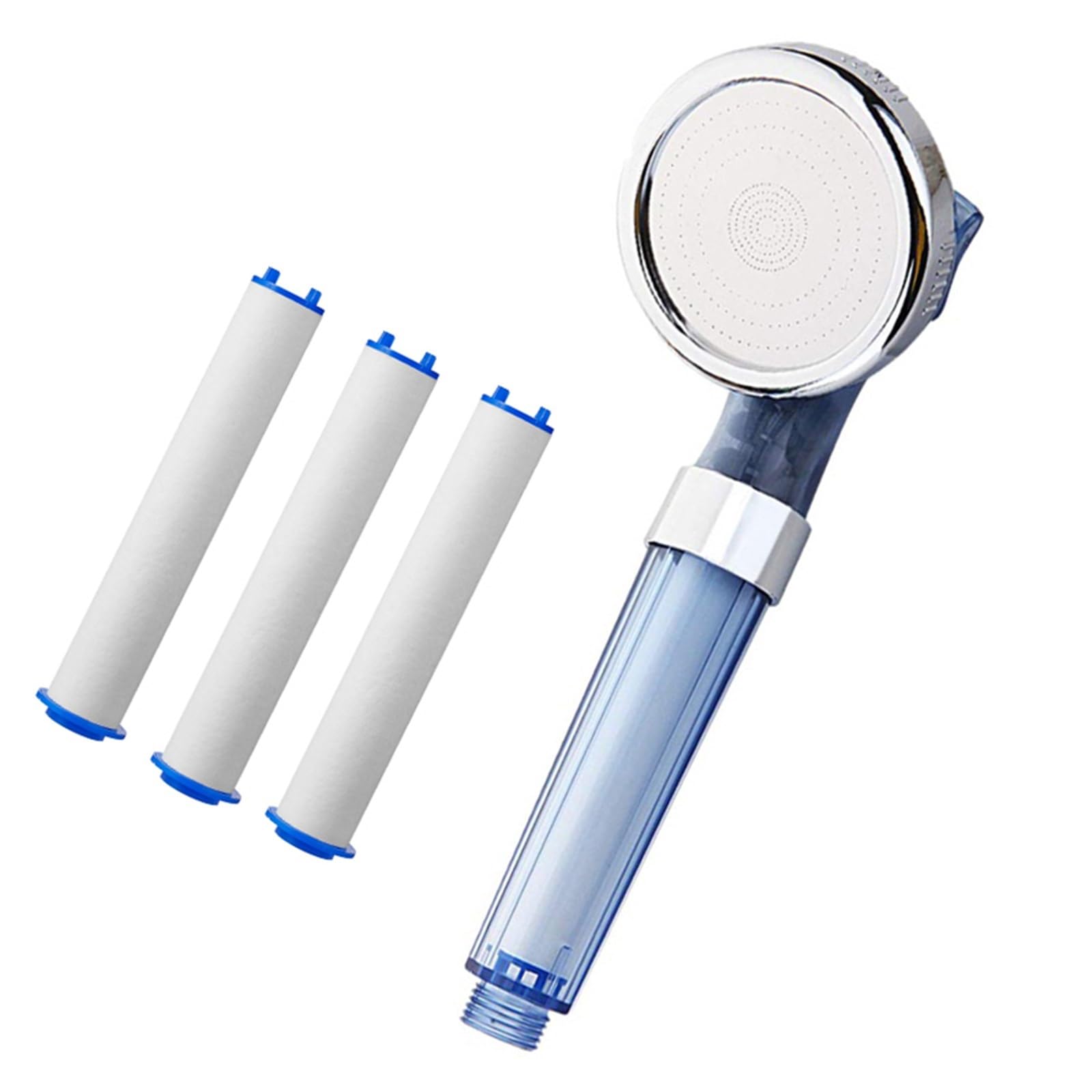 Residual Chlorine Removal PP Cotton Sediment Cartridge Filtered Filter Pure Shower Head(Blue and PP)