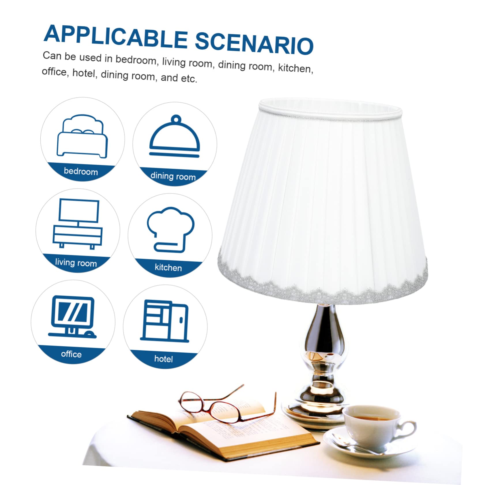 Homoyoyo Cubierta De Lámpara Pantalla De Tela Estilo Retro Para Lámpara De Escritorio Cubierta De Pantalla Para Dormitorio Sala De Estar
