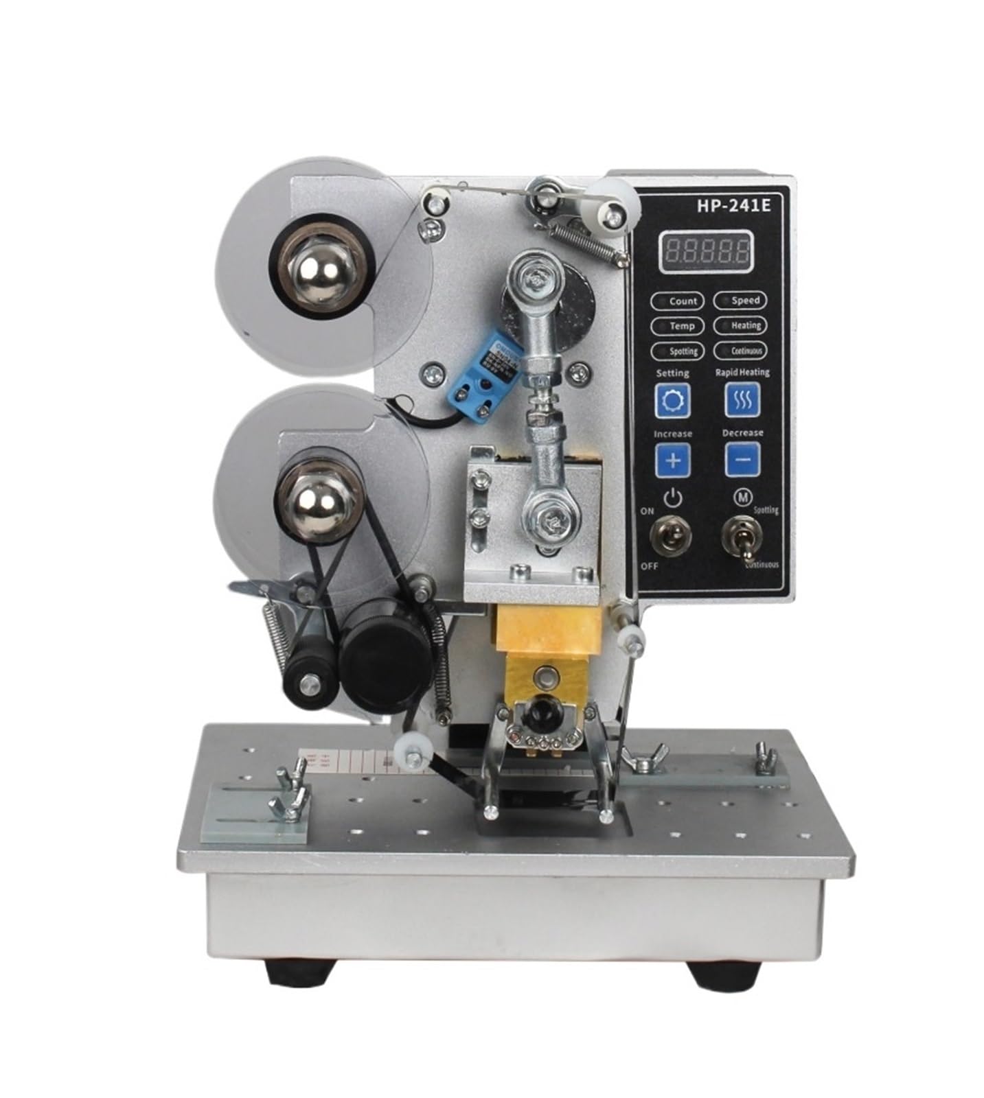 CVFRDD Hot Stamping Machine Kit Ribbon Hot Printing Coder Stamping Electric Machine Digital Panel Coding
