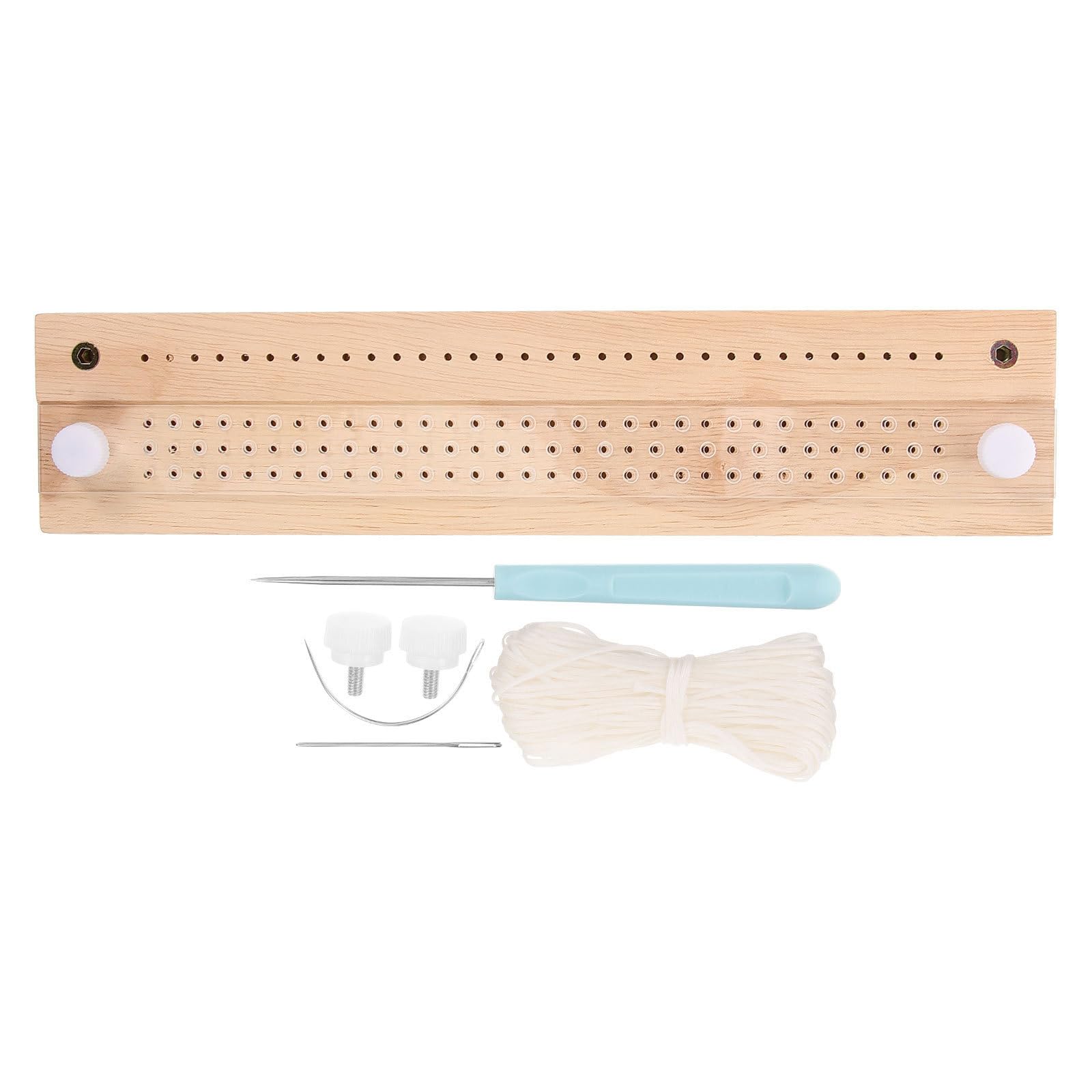 COHEALI Bookbinding Kit with Adjustable Wooden Punching Cradle - Signature Punching Guide & Stitching Tool for DIY Journals, Handmade Notebooks, Book