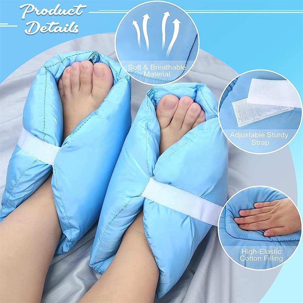 Qezodsx 1 Set Heel and Boot Protector Pads Fit for Injury Pain Relief and Ulcers Footpad Protection - Image 4