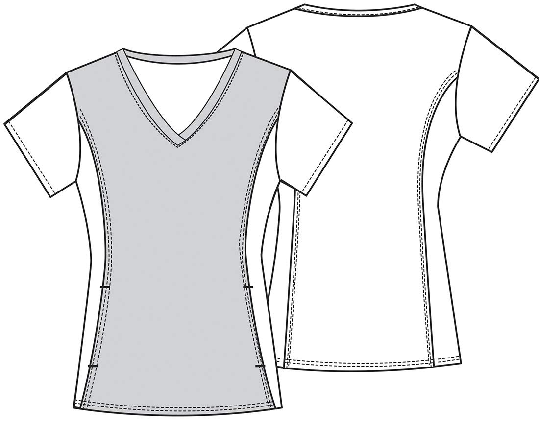 Cherokee Tooniforms V-Neck Kasack, Schlupfhemd mit Motiv Dorie Nemo Fish Are Friends (L)
