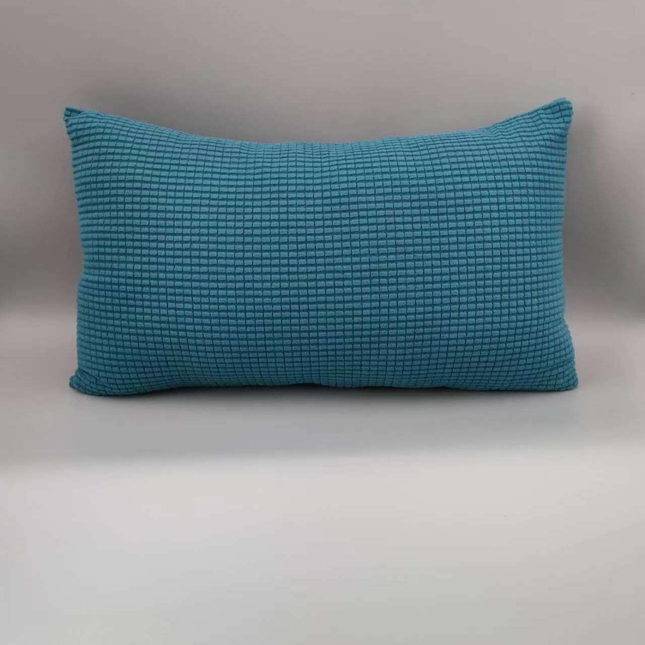 2 pack Pillowcases for Sofa Cushions Pillow Cases Rectangular Couch Cushion Covers Protectors Throw Pillow Cover for Living Room Bed Corduroy Fabrics Cushion Slipcover ( Color : Dark green , Size : 40