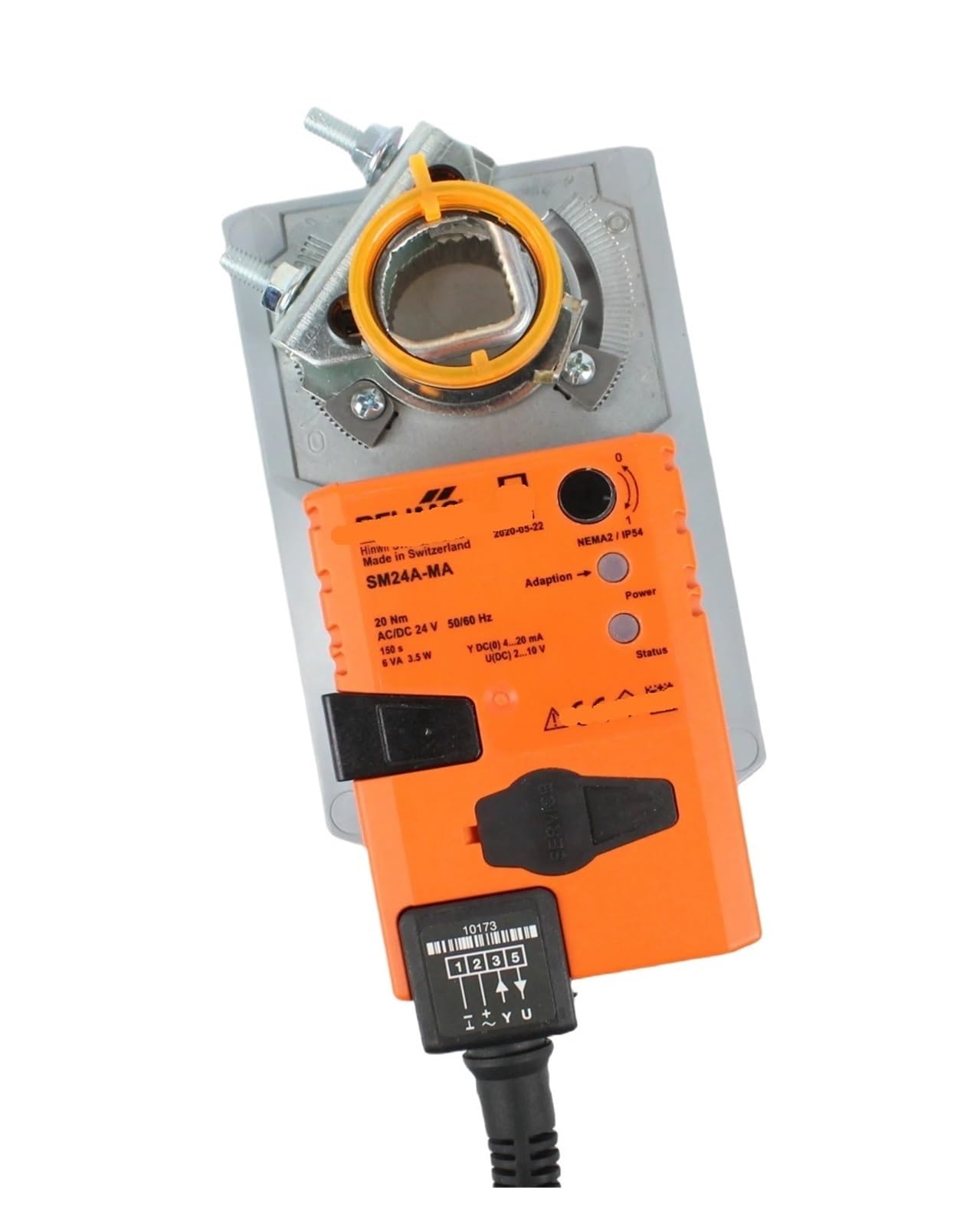 Wuuxlizmx Sm24a-Ma Dampers Actuators Electric Air Valve Actuator Sm24a-S Sm24a-Sr Central Air Conditioning Damper Proportional Integral Adjustment(Sm24a-Ma)