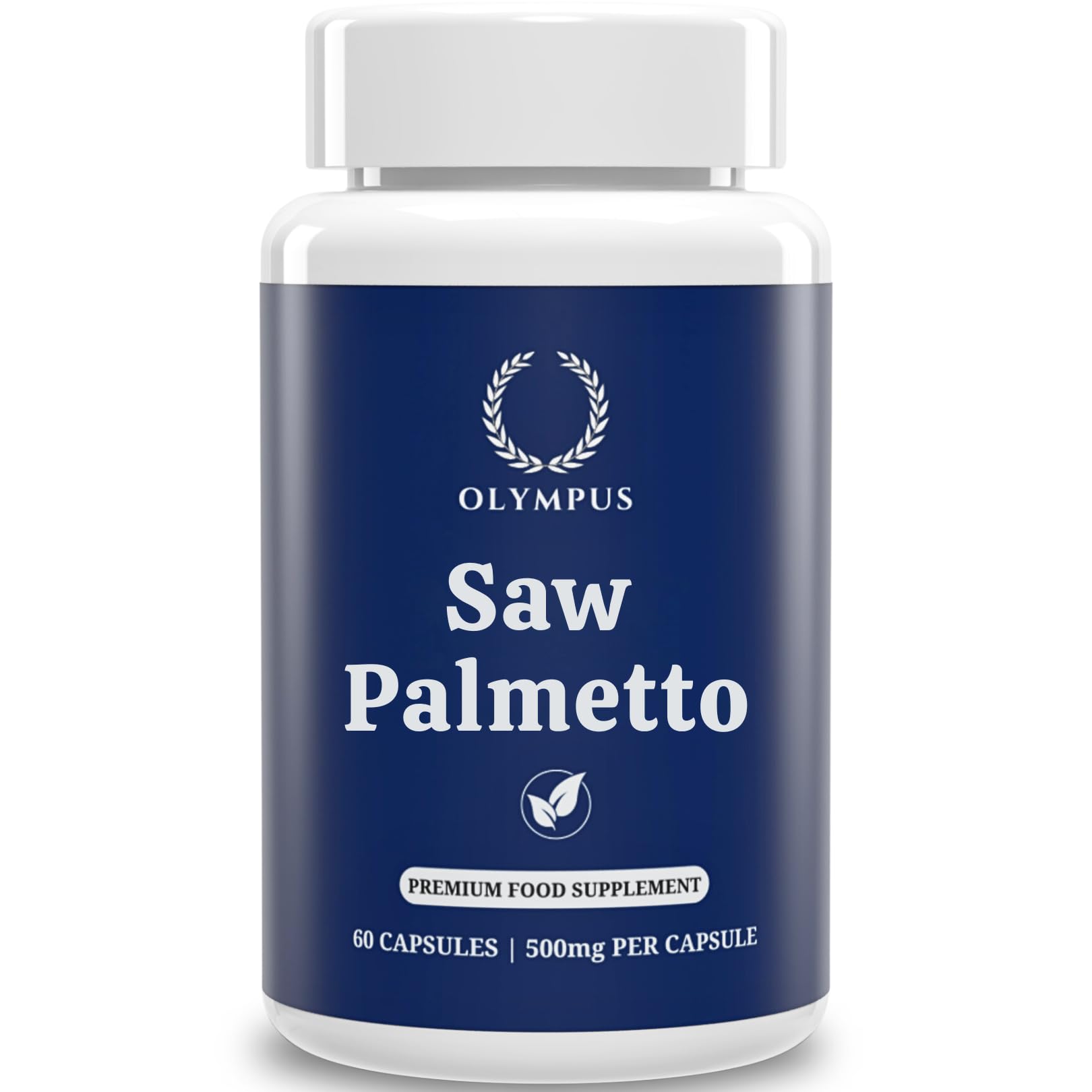 Lab Tested Pure SawPal+ | 500mg Maximum Strength Serving | Fast Absorption 60 Capsules | One Ingredient | for Male Health, Strength, Performace, Natural