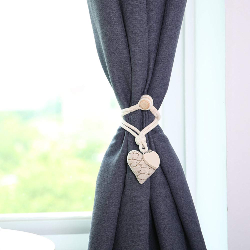 Alzapaños de cortinas magnéticos para sujetar cortinas sin taladrar la pared del salón
