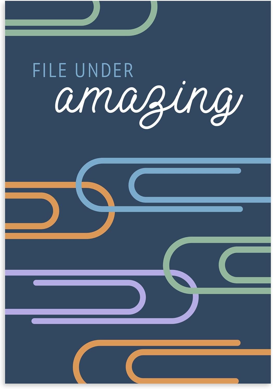 Hallmark Business Bulk 25 Pack Administrative Professionals Appreciation Cards (File Under Amazing), 5x7 Cards, Message Inside, Envelopes Included