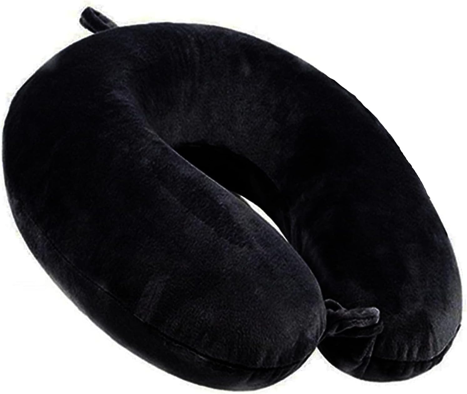 Berlin Walk Memory Foam Travel Neck Pillow for Airplane, Flight, Car, Train & Bus Travel | U Shape Neck Support Cushion with Soft Breathable Cover | Portable Head & Neck Pillow for Men & Women (Black)-image-16