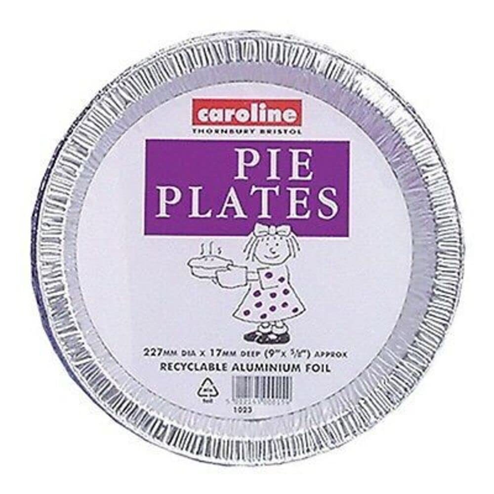 Caroline 3 Foil Pie Plates 250mmx30mm 1025