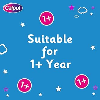 Calcough Children's Syrup, Cough & Sore Throat Relief for 1+ Year, Blackcurrant Flavour, 125ml