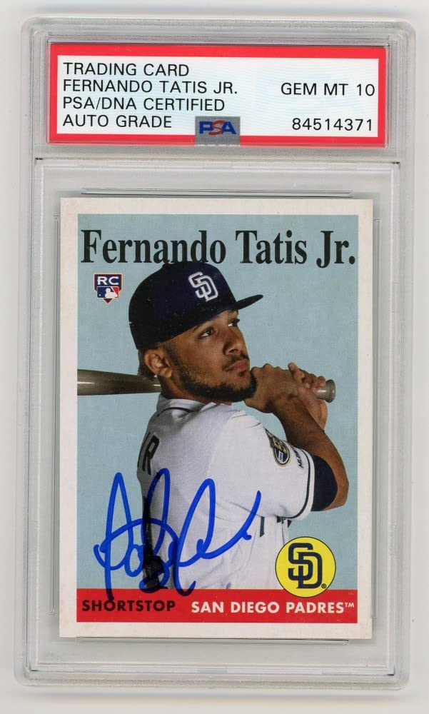 Amazon.com: Fernando Tatis Jr 2019 Topps Archives Autograph Rookie 
