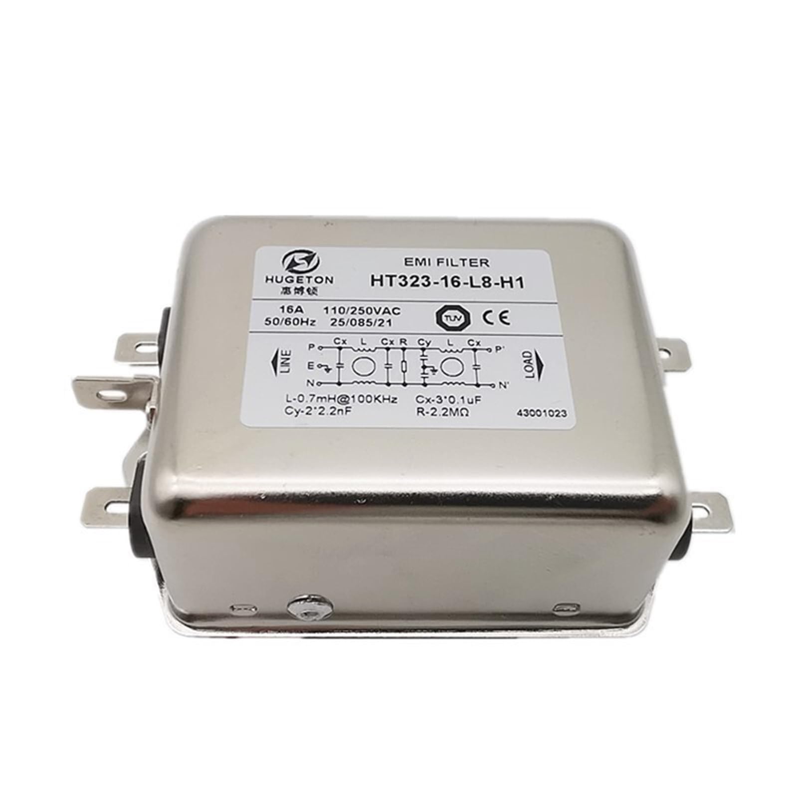 Filtre EMI HT323-16-L8-H1 10A16A20A, Suppression Anti-interférence électromagnétique(HT323-30-M4-H5)