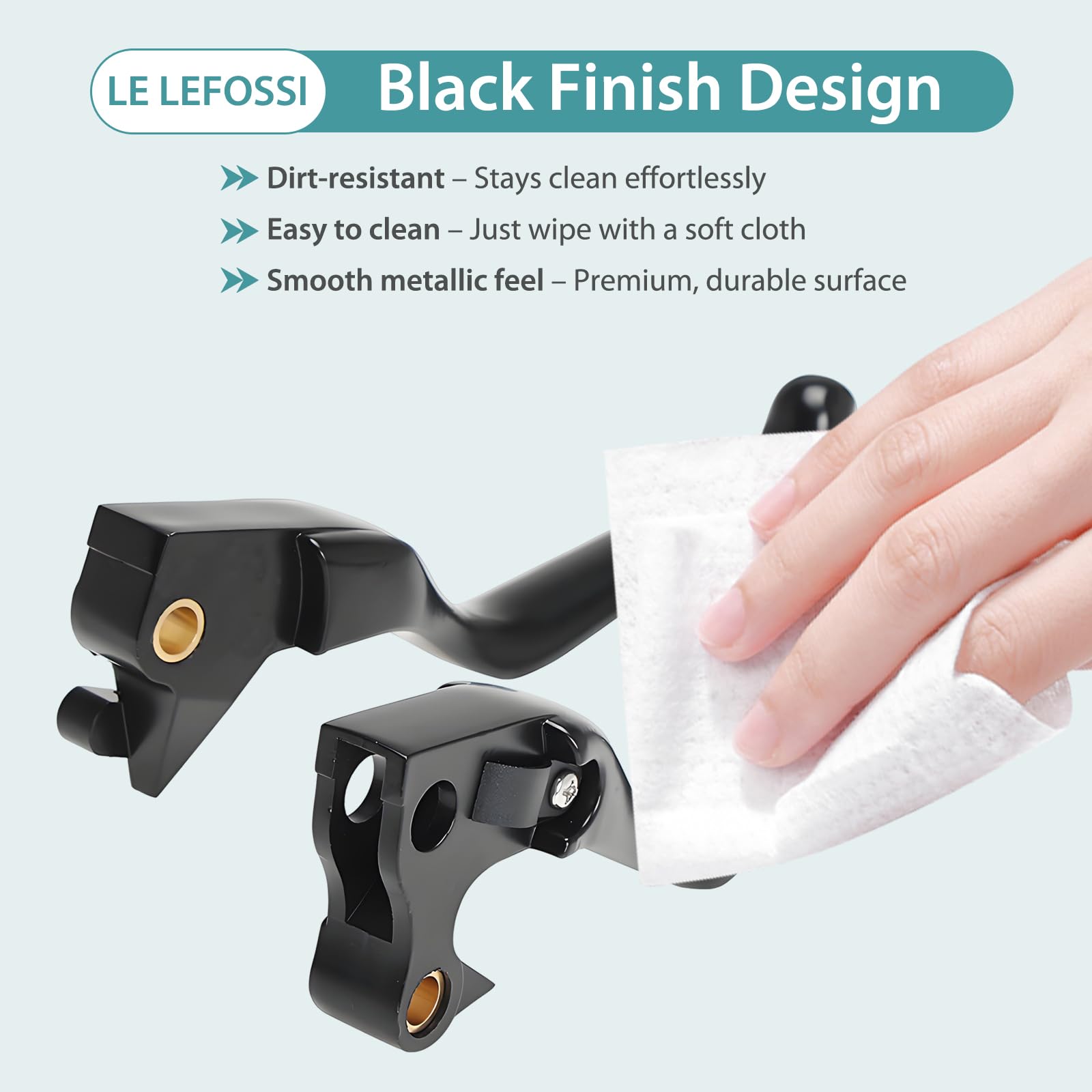 Premium in alluminio freno moto & leva frizione Compatibile con Harley Sportster XL 2004-2013 Sportster 883 1200 XL883 XL1200 Forty Eight Seventy Two - Safety,Corrosion-Resistant, Black