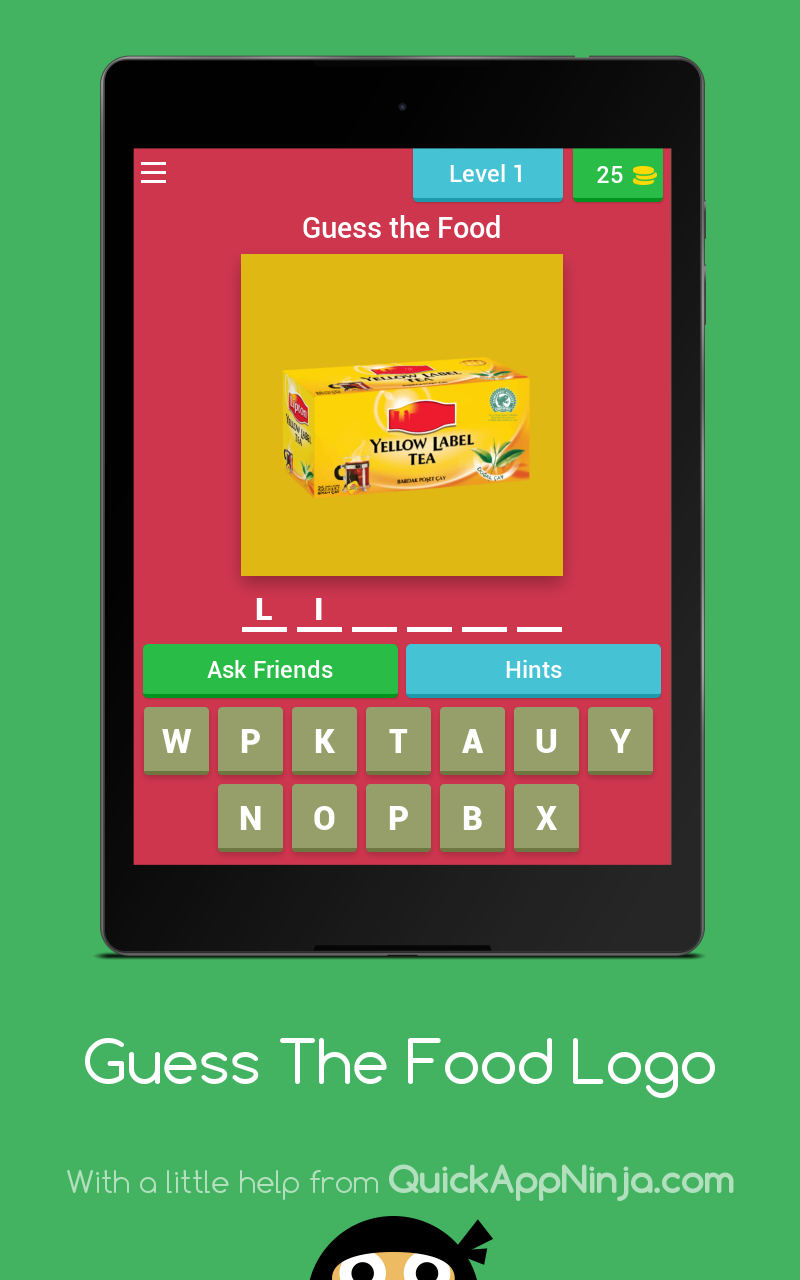 Guess The Food Games App on Amazon Appstore