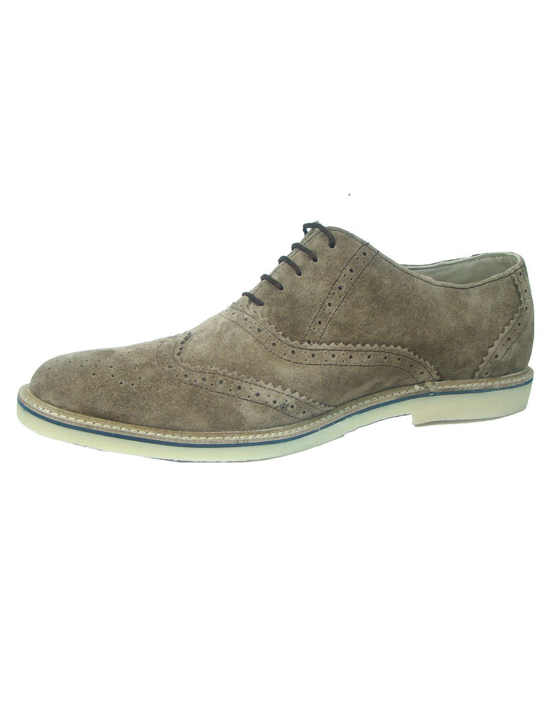 ASM Pure Suede Leather Brogue Shoes with Crepe Sole, Leather Insole, Leather Lining and Memory Foam Cushioning for Men Article No. 109 (5) Black (B072J43821) Amazon Price History, Amazon Price Tracker