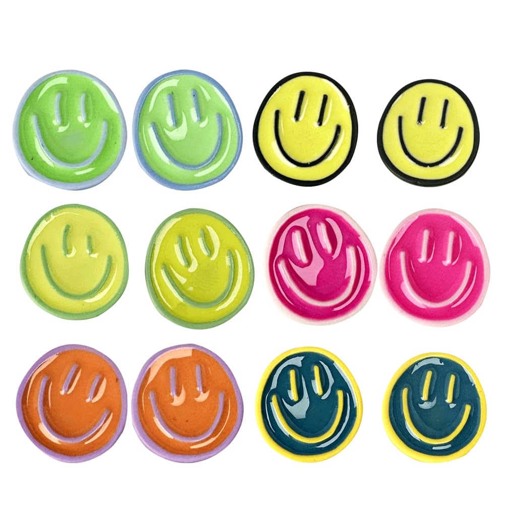 Cute Fridge Magnets, Emoji Smiley Faces Magnet for Whiteboard, Colorful Magnets for Refrigerator Cabinet Locker, Kitchen Decor, Dishwashers, Office, Fridge (12 PCS)