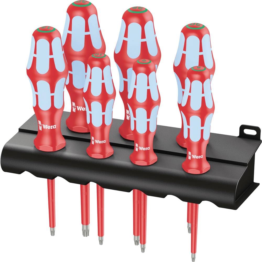 Wera, 3167 i/7 TORX® Schraubendrehersatz, Edelstahl + Rack