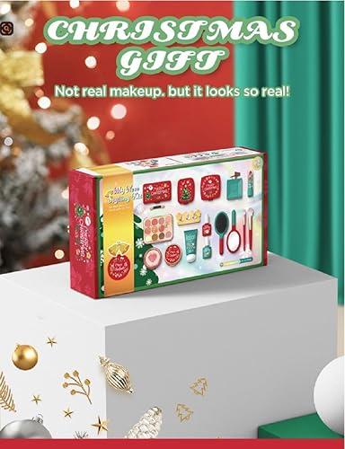 Miniatura 3 de Serena&Jewel Kit de maquillaje de simulación de edición especial de Navidad, juego de cosméticos para niños con accesorios de belleza, colección de