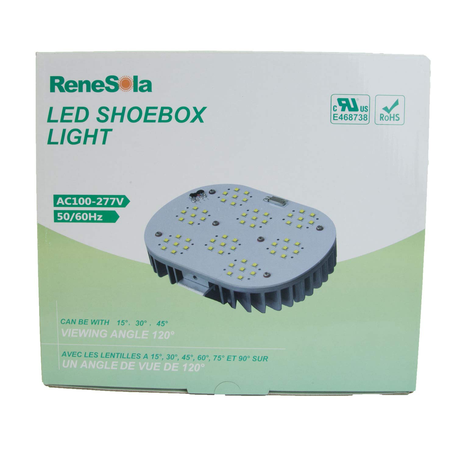 ReneSola LED Shoebox Light 60W 5700K 120° E39