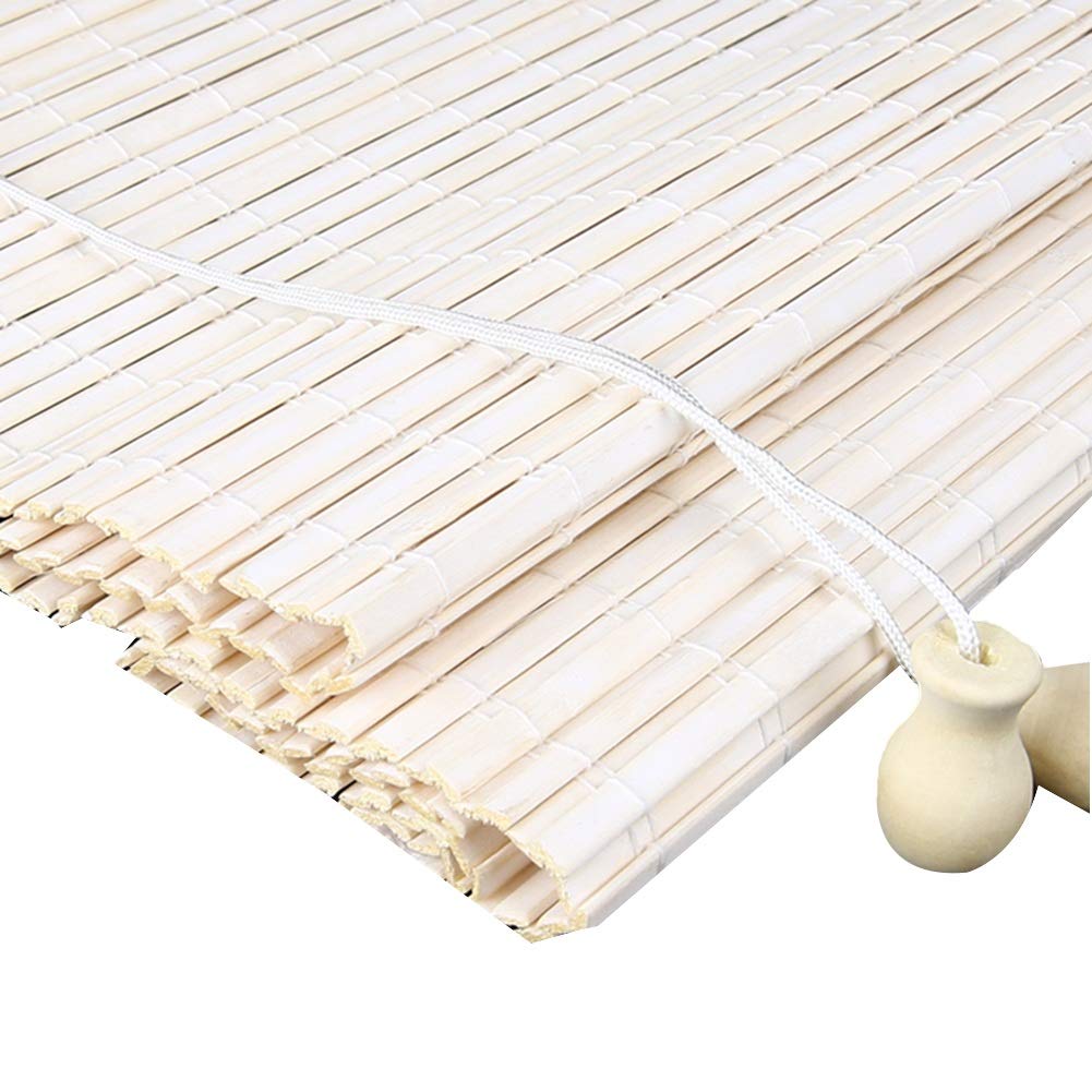 CHAXIA Roller Blind Bamboo Curtain Obscuration Bay Window Tea House Background Wall Cut Off Waterproof, 3 Colors (color : C, Size : 120×180cm)