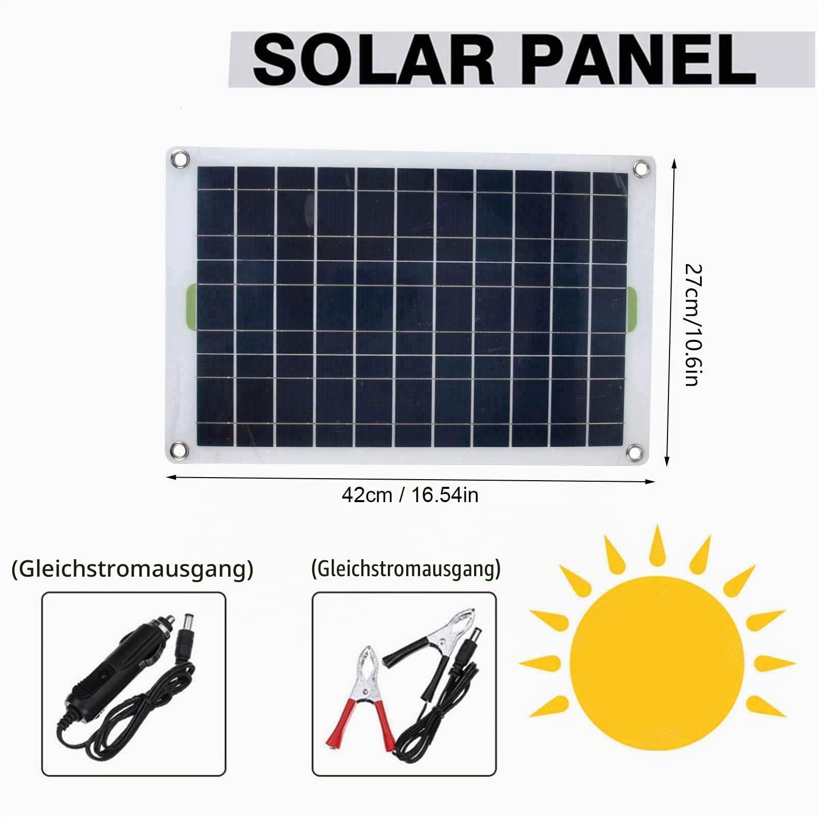 Solar Wasserpumpe, 12 V, Solarpanel-Strombrunnenpumpe, Hocheffiziente Solar Teichpumpe für Vogelbad, Aquarien, Kleine Teiche, Gärten, Keine Stromspeicherfunktion