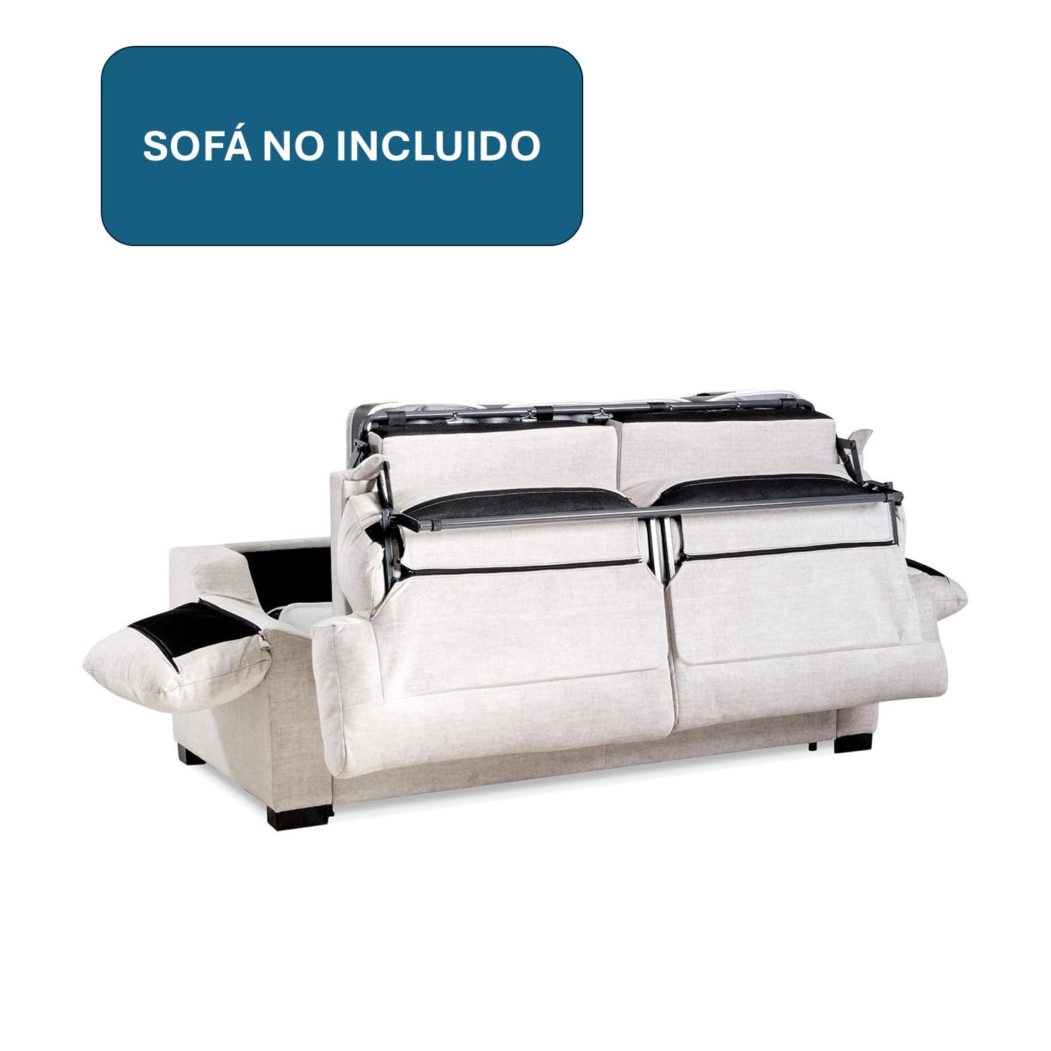 MATTREX | Colchón Sofá Cama 135x180 Sistema Italiano Espuma Alta Densidad y firmeza Media Alta - Colchón Sofa Cama con 12 cm Grosor, Made in Spain Certificado (Sofá NO Incluido)