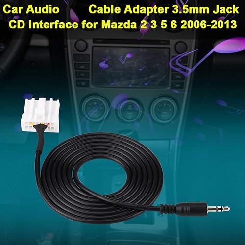 Miniatura 5 de Adaptador de entrada auxiliar Mazda 6,Entrada auxiliar Mazda 3,Adaptadores auxiliares del vehículo O,Adaptador de cable auxiliar de coche 0.138 in