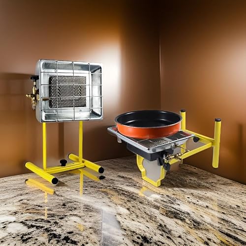 Gasheizstrahler Gasheizer Heizstrahler Aufsatz Strahler mit Fußständer betrieben mit Propan - Für 5 Kg oder 11 Kg Flaschen – Bild 7