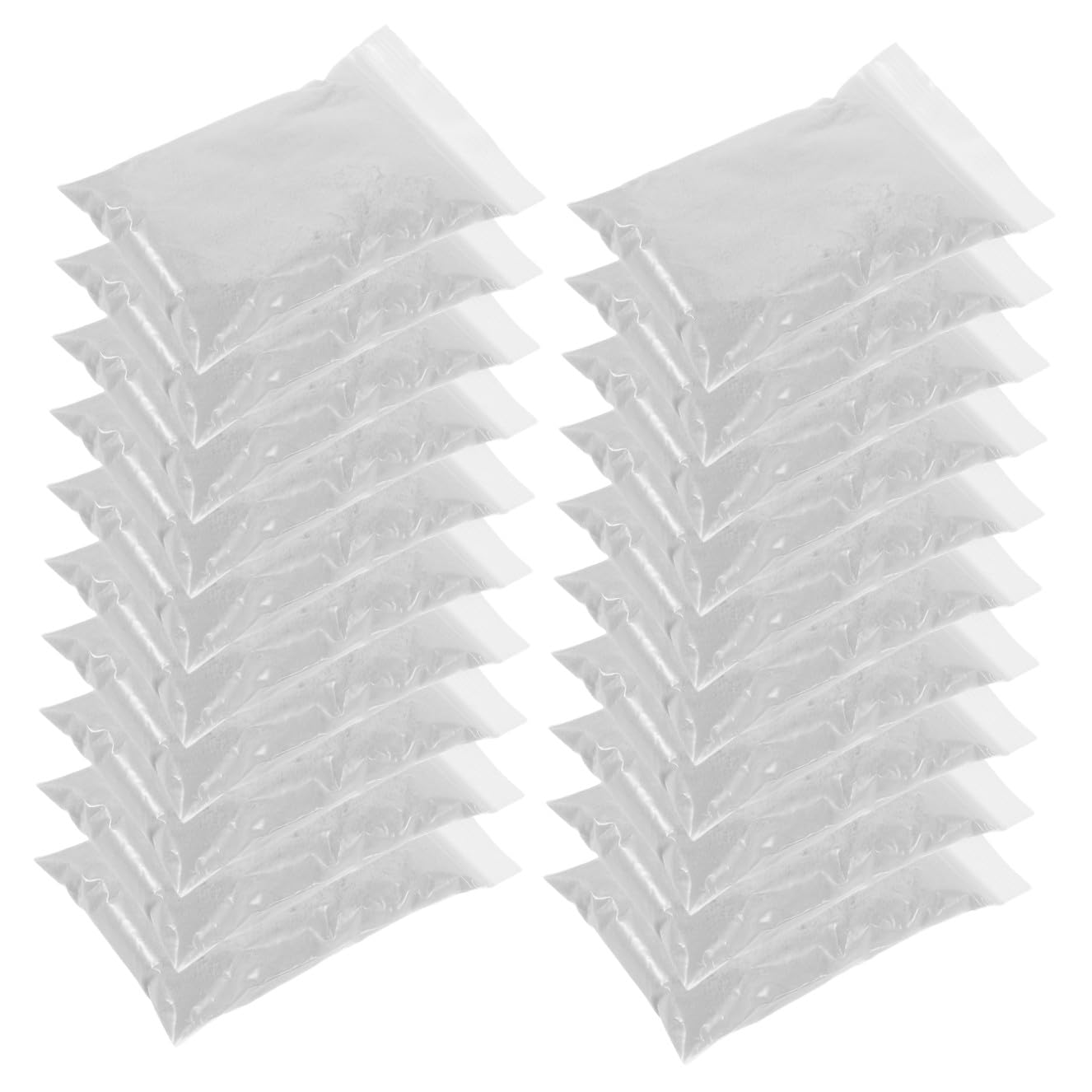 Ipetboom Ciment pour Maison de Poupée Soi-même, Briques de Construction, 20 Sachets, à Base D’amidon de Maïs, pour Maquettes et Petites Constructions