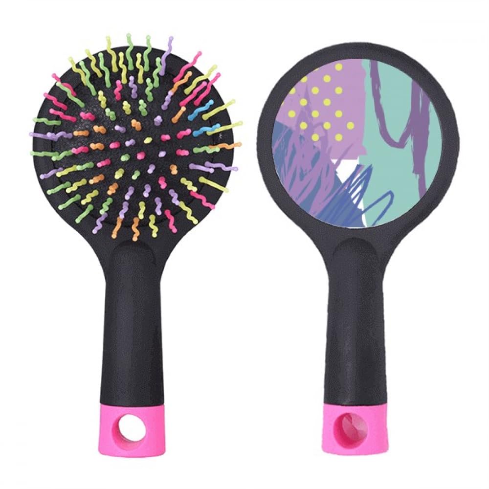 Brosse à cheveux démêlante Happy s Art avec sa base coussin ergonomique - 4