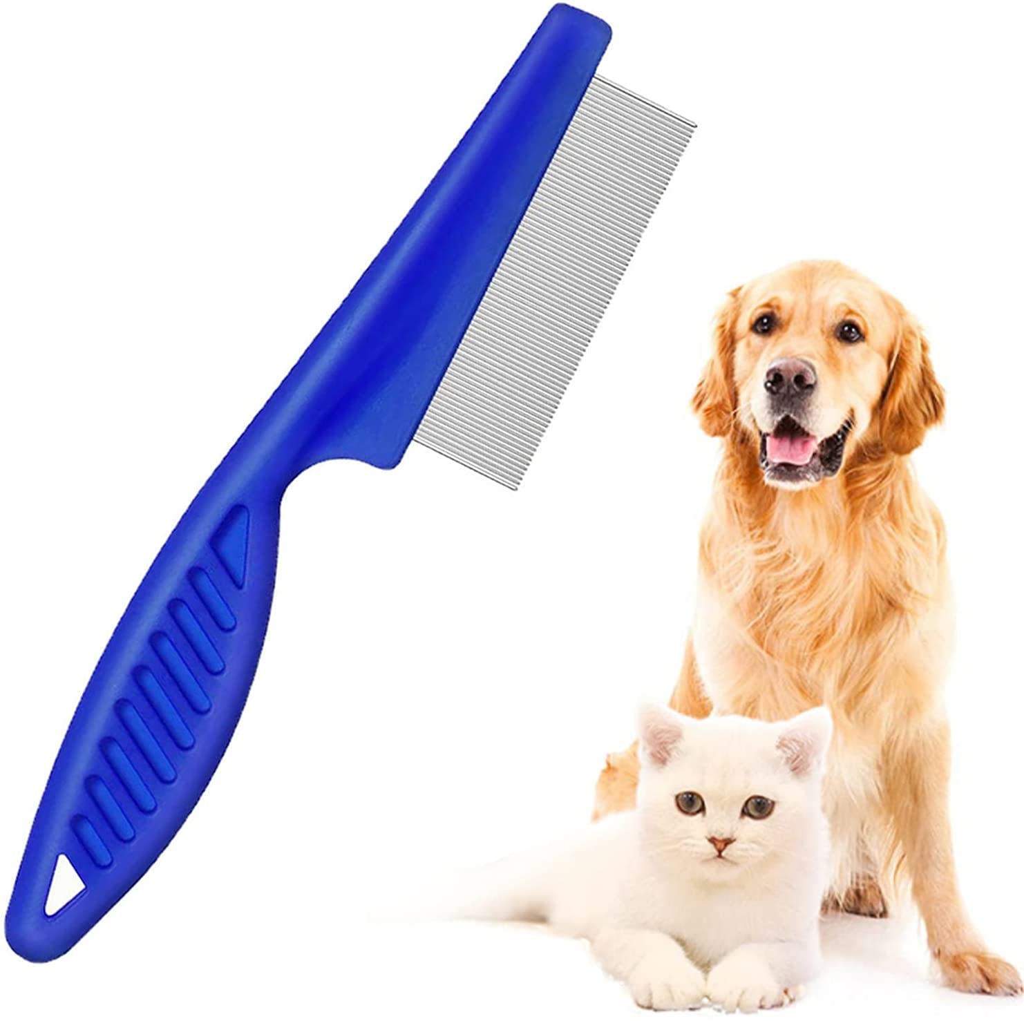 Dog Trust Stainless Steel Flea Comb for Cat & Dog Color May Vary Blue (B0C2CJ218N) Amazon Price History, Amazon Price Tracker