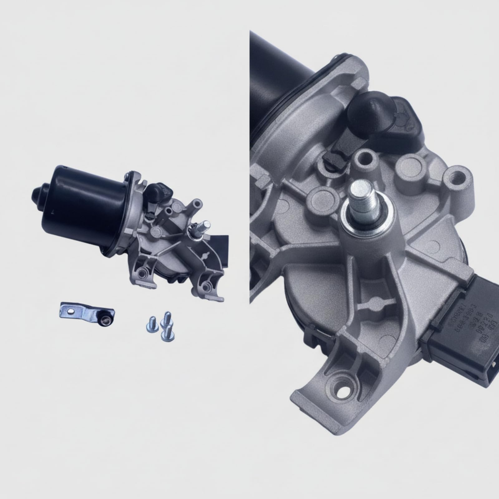 Tergicristallo Auto Motore Assieme Braccio Collegamento Trasmissione con Montaggio Semplificato E Materiale Metallico Durevole Adatto per Sostituzione Veicolo Officina Manutenzione