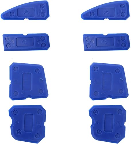 Juego de herramientas de calafateo de silicona de 8 piezas, kit de herramientas de acabado de calafateo para lechada, sellador y acabado de