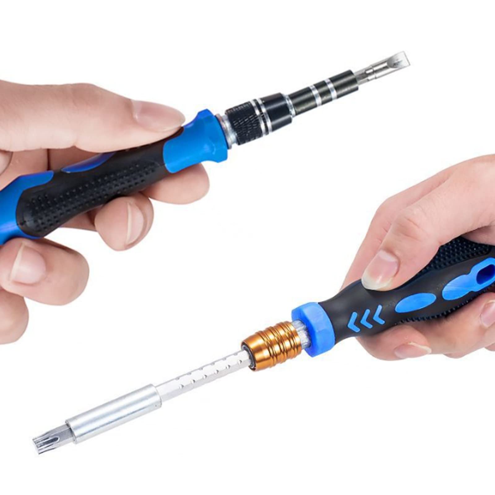 Zestaw precyzyjnych śrubokrętów, 270 w 1, magnetyczny mały zestaw wkrętaków z Torx, Phillips, płaską głowicą, sześciokątną, mini śrubokrętem premium do telefonu, zegarka, okularów (A)