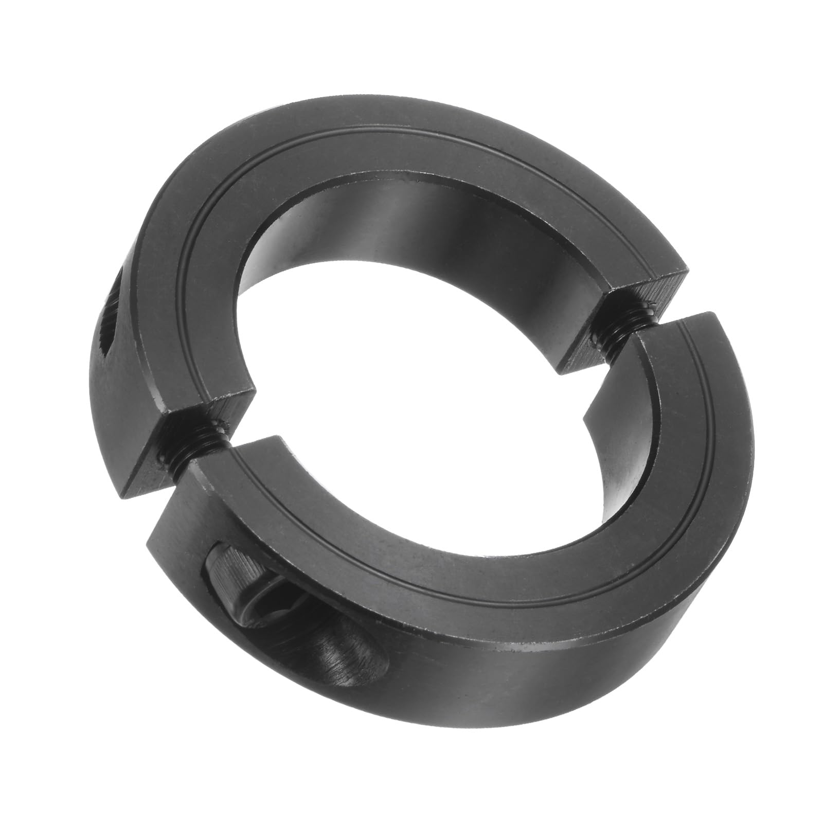QUARKZMAN 4 Stück Doppelt geteilte Klemmringwelle 1-7/8" Bohrung Zweiteiliger Klemmring, 2-7/8" Außendurchmesser, 11/16" Dicke, #45 Stahl Achsklemmring, Schraubstil